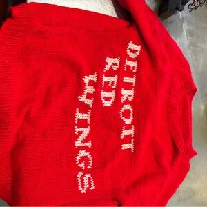 Detroit Red Wings Women's Red Sweater